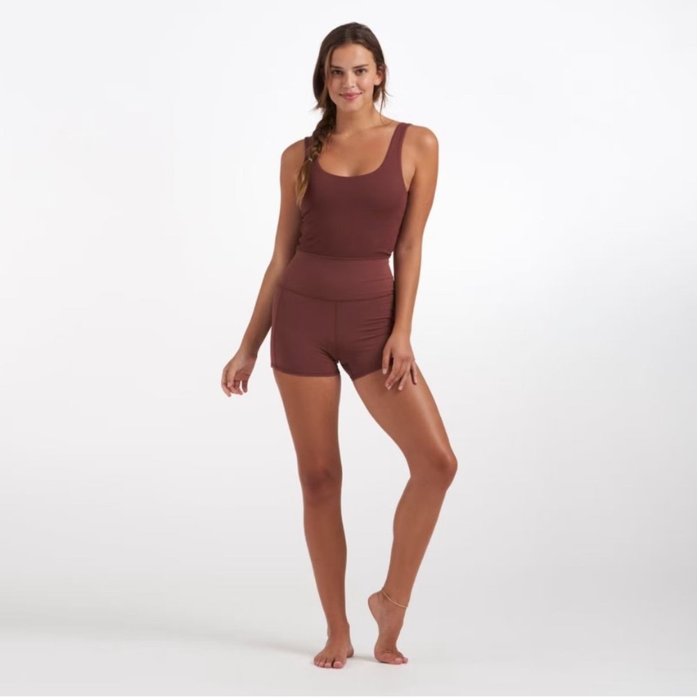 Vuori Studio Romper in Cedar